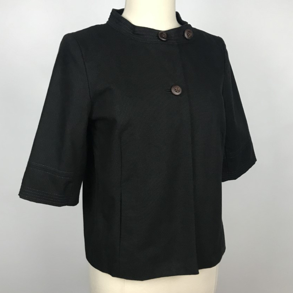 J CREW San Telmo Refined Silk Canvas Coat  New - Picture 5 of 8